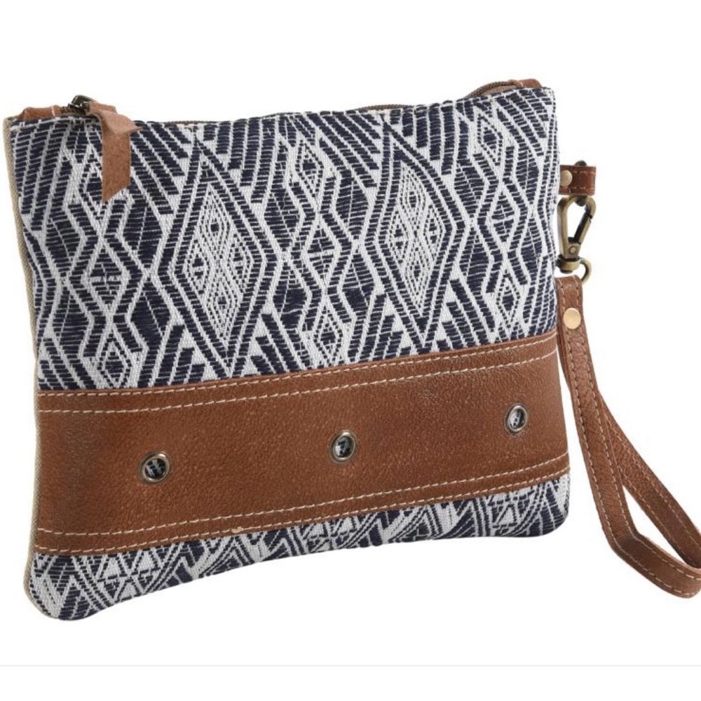 Clea Rae Bohemian-Style Clutch / Wristlet Bag